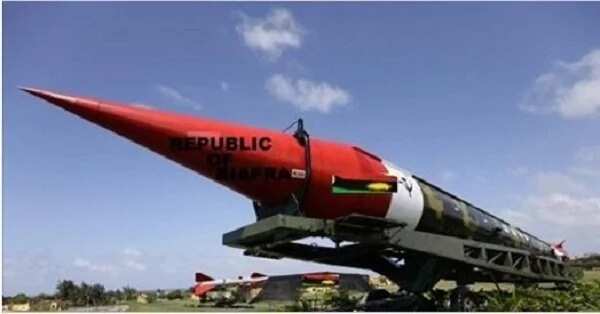 No Nigerian scientist made any nuclear missile for pro-Biafran agitators (see evidence)