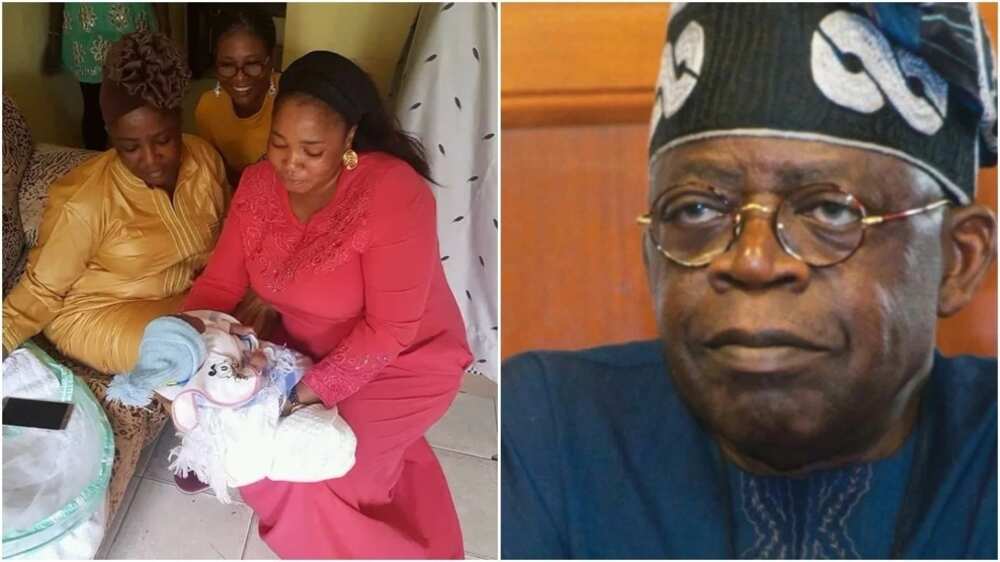 Tinubu's first daughter welcomes baby boy