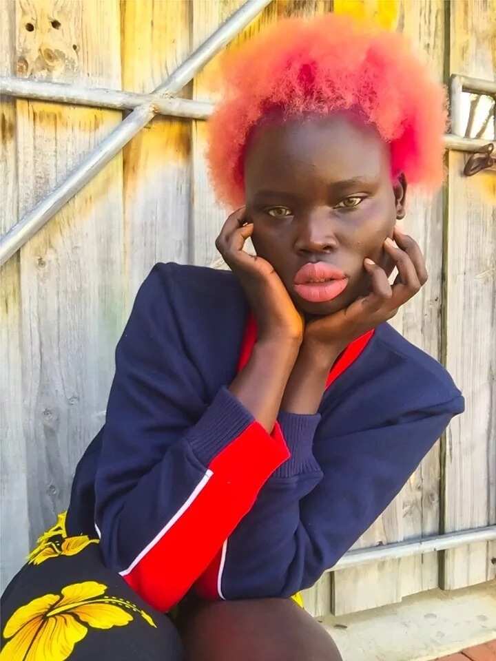 Meet beautiful 19-year-old dark-skinned model Florence Baitio - Legit.ng