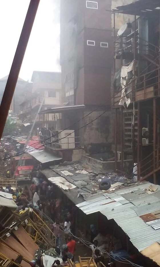 Another Fire Outbreak Hits Balogun Market (PHOTOS)