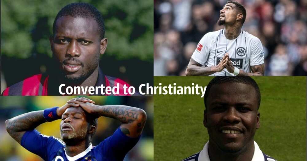 Football players converted to Christianity