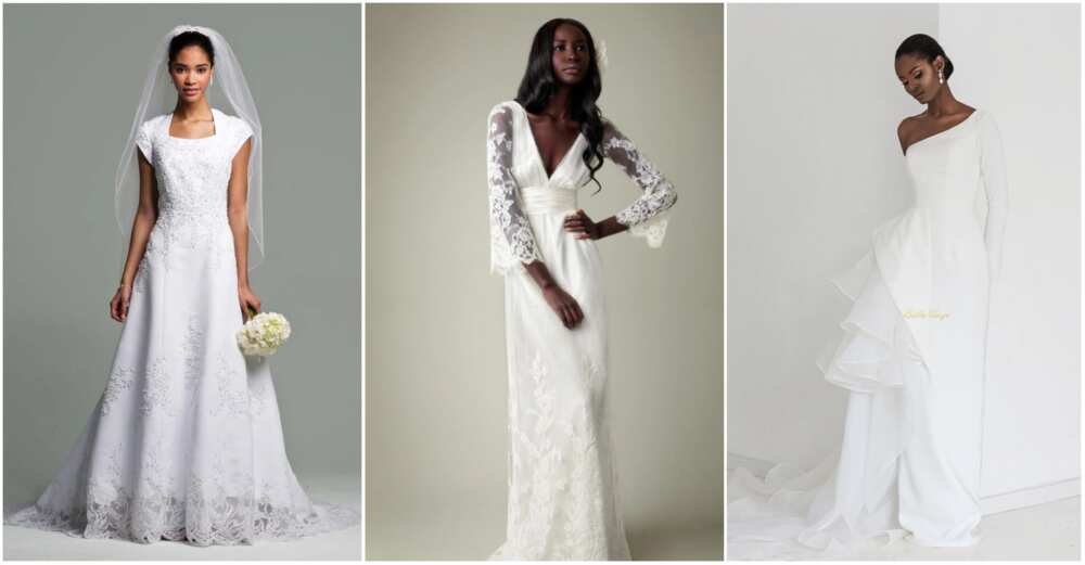 Top 15 satin bridal gown with sleeves Top 15 satin bridal gown with sleeves