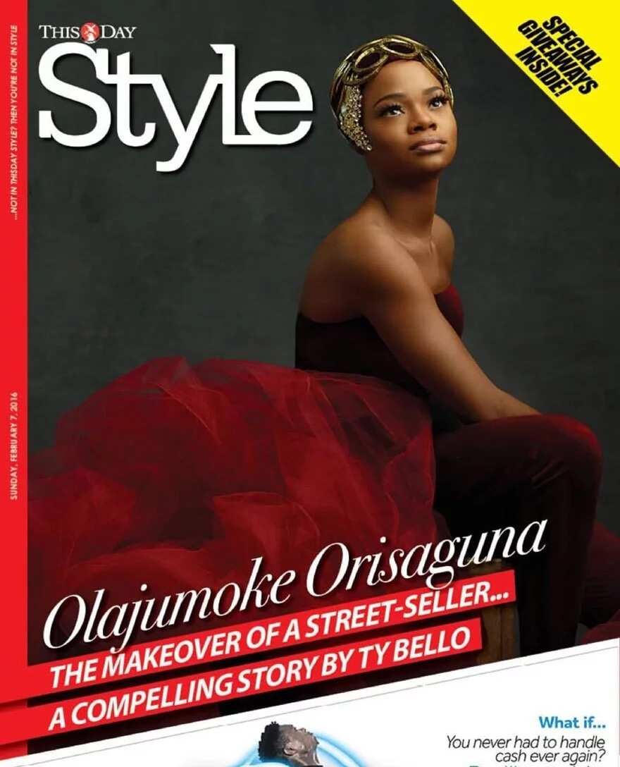 Olajumoke on the cover of This Day Style (www.boredpanda.com), by Ty Bello