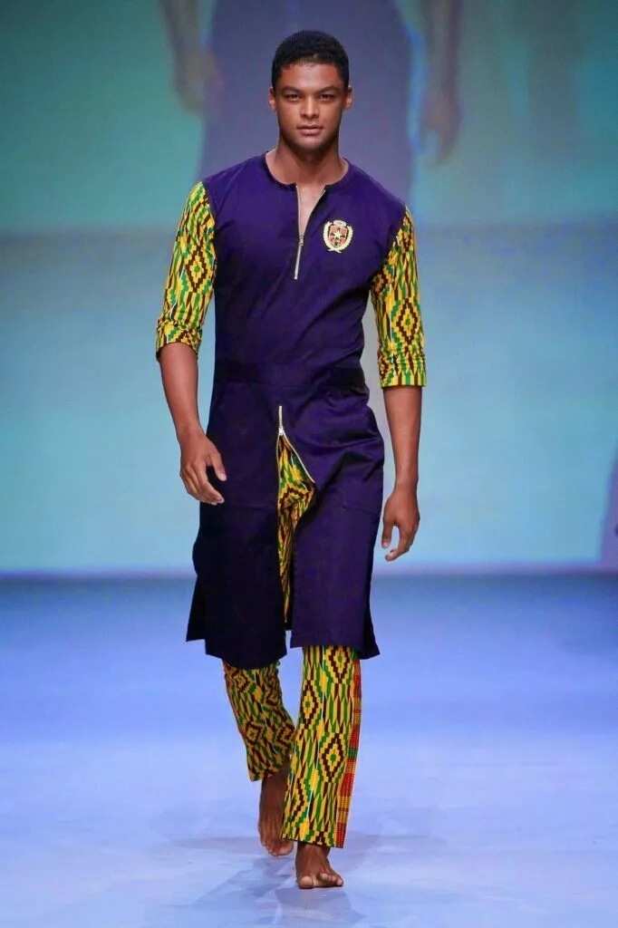 plain and pattern ankara styles for male