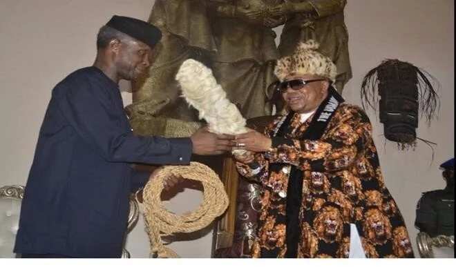 Osinbajo gets chieftaincy title in Akwa Ibom (Photos)