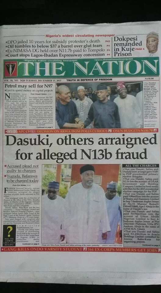 Nigerian Newspapers Headlines Today Legit Ng