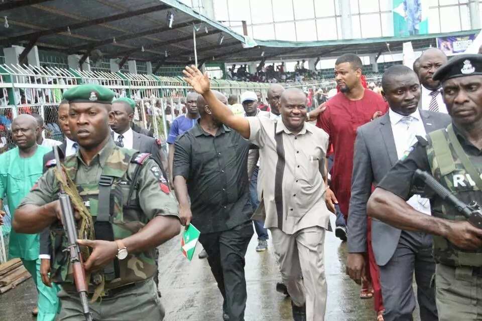 PHOTOS: GEJ, Patience And Wike Attend Rally In Bayelsa