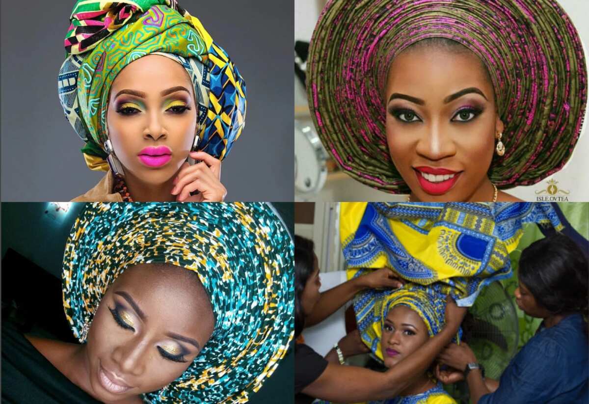 How to tie gele with ankara: Step-by-step - Legit.ng