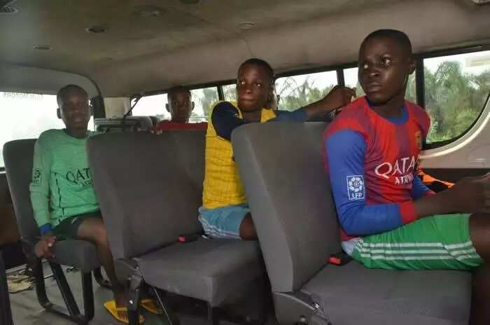 The students were released exactly two months after their abduction. Photo credit: The Punch Nigeria
