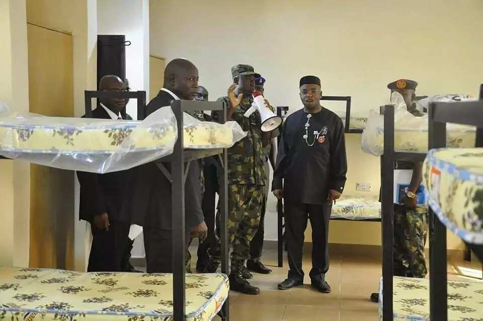 CAS commissions new hostel built by NAF engineers at Air Force school