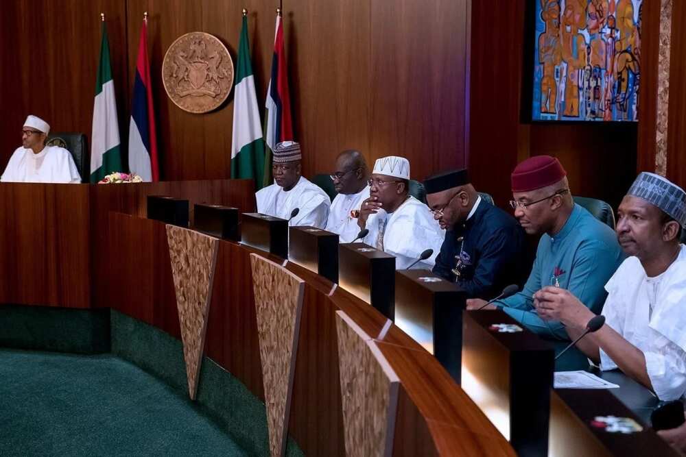 President Buhari meets with 36 state governors