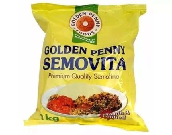 What is semovita made from package of semolina