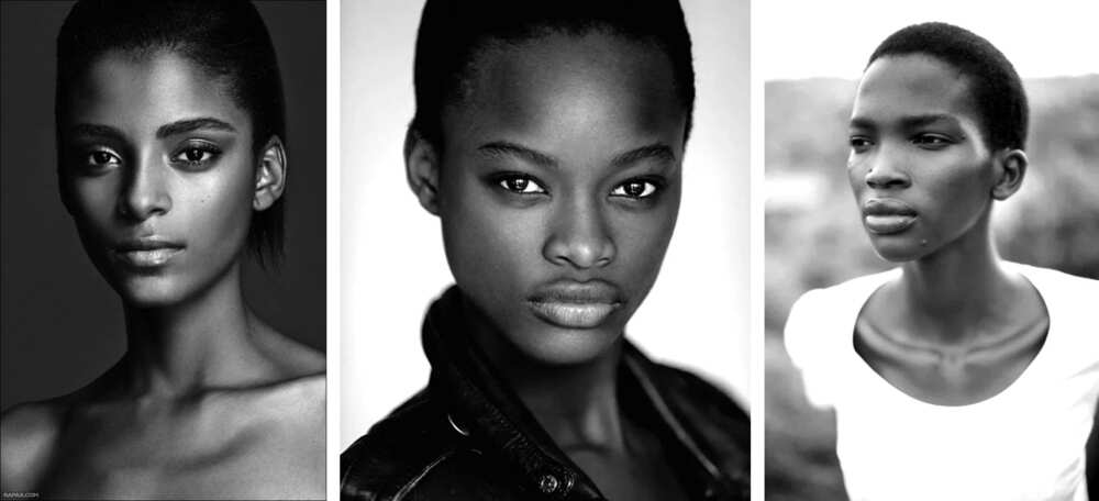 Black and white photos of Nigerian models Black and white photos of Nigerian models