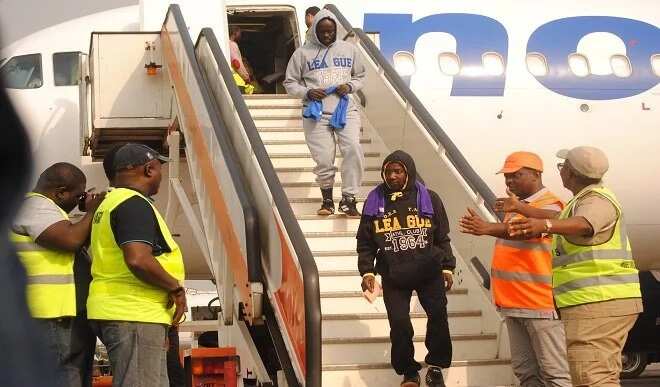 Nigerians deported from Libya arrive Lagos airport