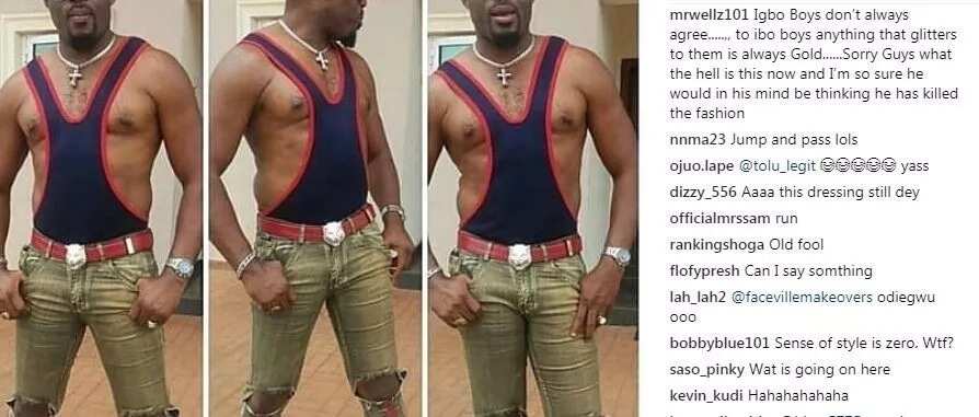 Nigerians react to the new photo of Nollywood actor Emeka Onyiocha