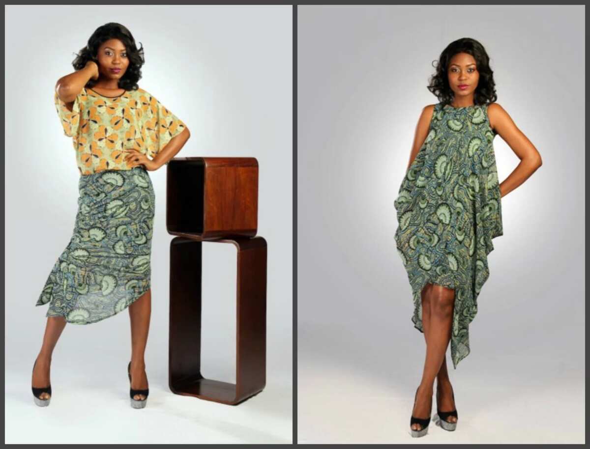 bellanaija chiffon styles