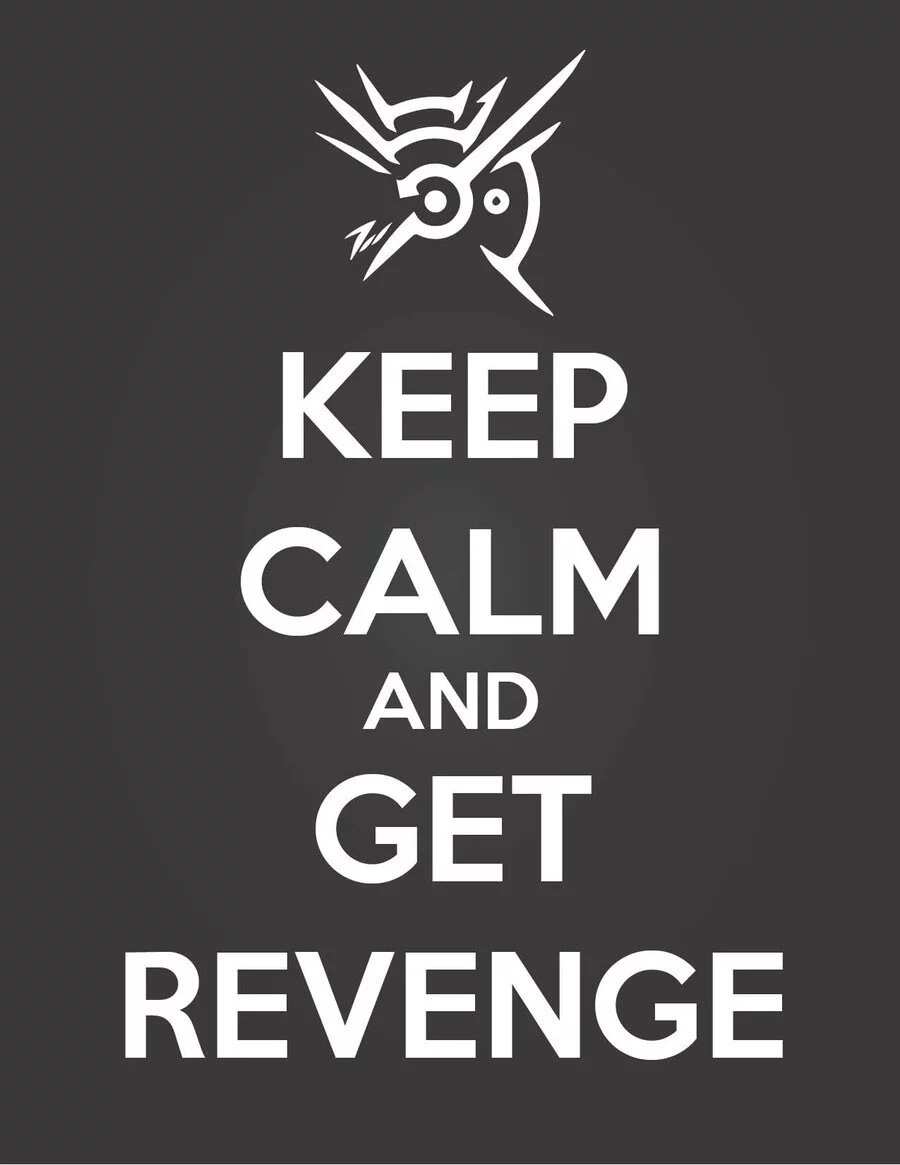 Solves everything. Get Revenge. Кружка keep Calm Dishonored.