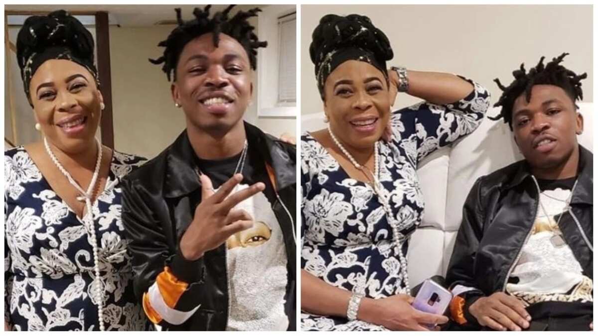 Actress Toyin Adewale Shares Cute Photos Of Herself With Singer Son Mayorkun Legit Ng