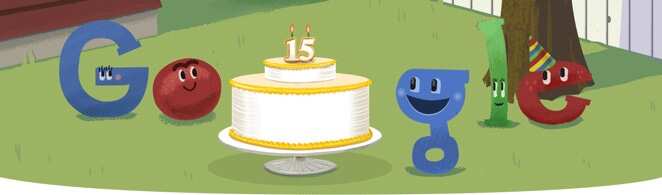 Google birthday 15