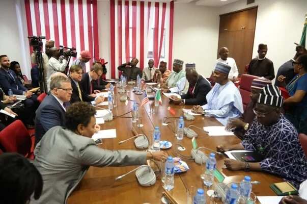 US Congressional delegation meets with Senate President Bukola Saraki (photos)