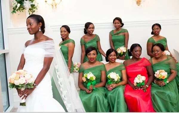 Nigerian maid shop of honour dresses