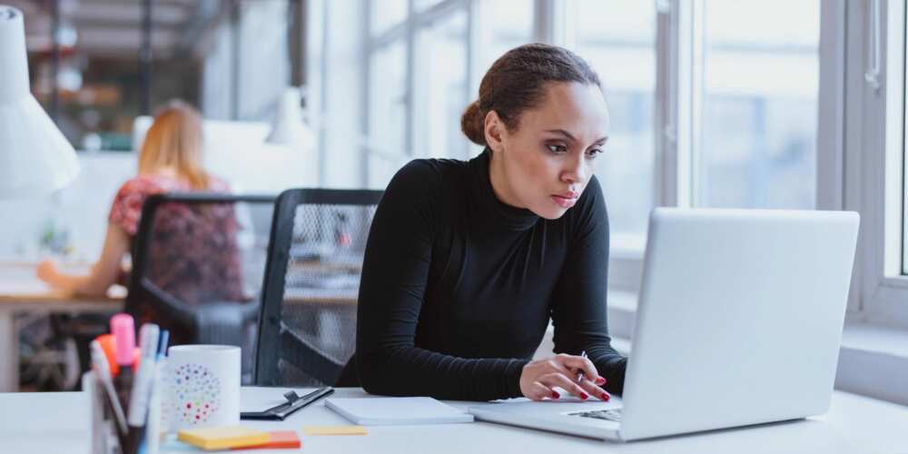 Female office worker Female office worker