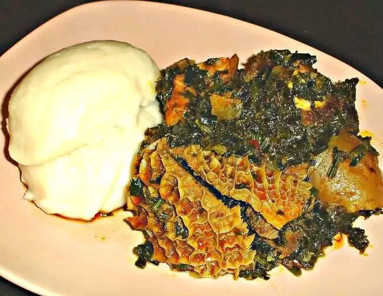 Pounded Yam and Egusi Soup