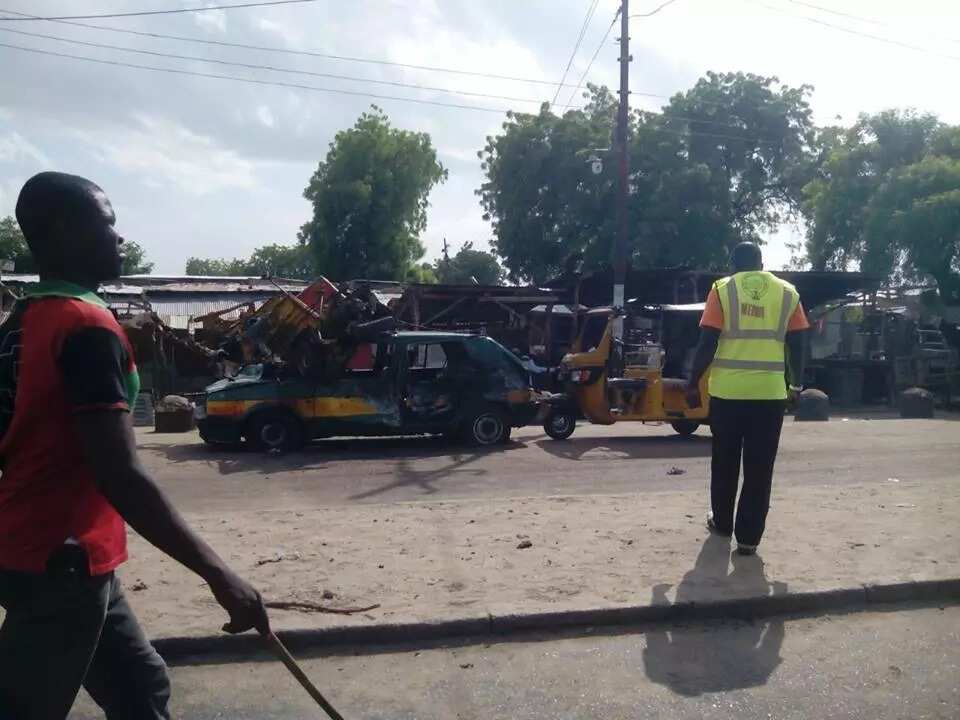 Many Feared Dead As Explosion Rocks Maiduguri Market (UPDATED) Many Feared Dead As Explosion Rocks Maiduguri Market (UPDATED)