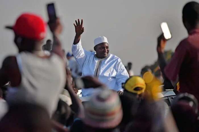 Photonews: See how President Barrow made his triumphant entry into Gambia (Photos)