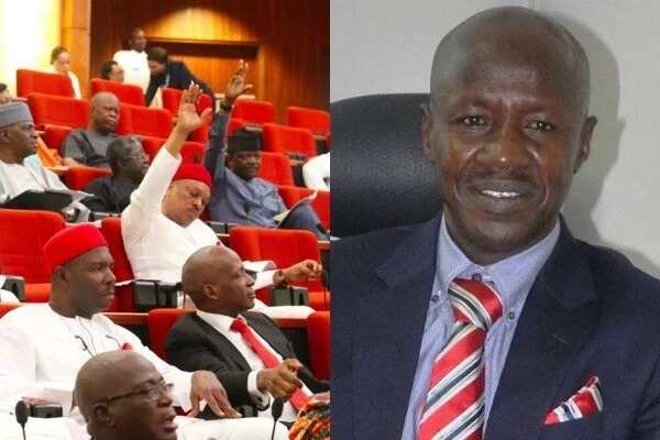 HAPPENING NOW: Nigerian Senate screens EFCC boss Magu (Video)