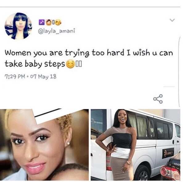 Teddy A's babymama subtly shades Bambam?