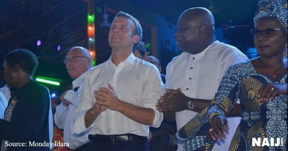 French President Emmanuel Macron visits Lagos state, tours Afrika Shrine (photos)