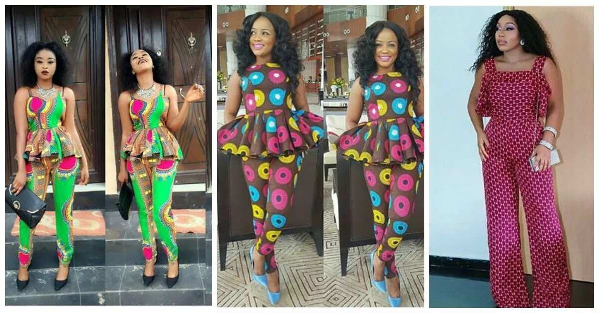 ankara trouser and blouse styles