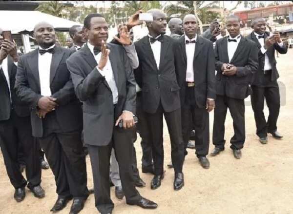 200 brides ride in a truck to their mass wedding in Uganda