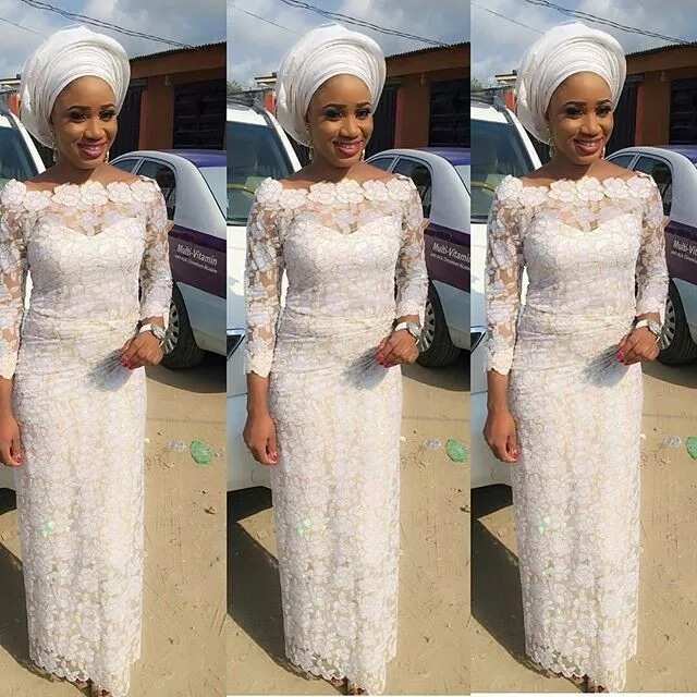 African white clearance lace styles designs