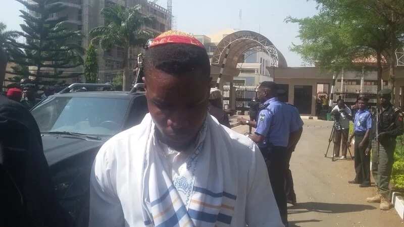 Biafra: Christianity led Biafrans to slavery - Nnamdi Kanu’s supporters (photo, video)