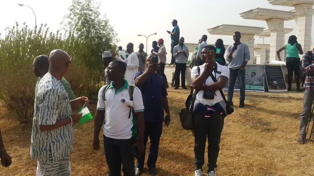 Just in: #OneVoiceNigeria protest hits Abuja (photos)