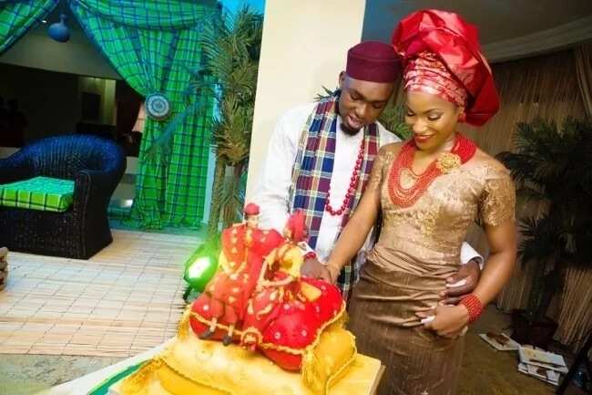 Igbo traditional wedding cakes
