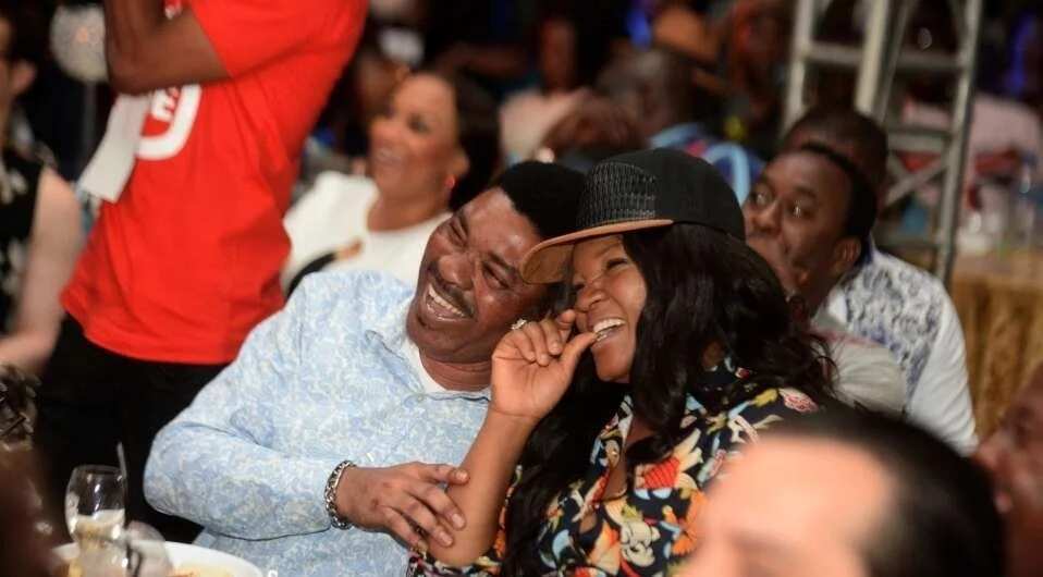 Omotola Jalade and her husband