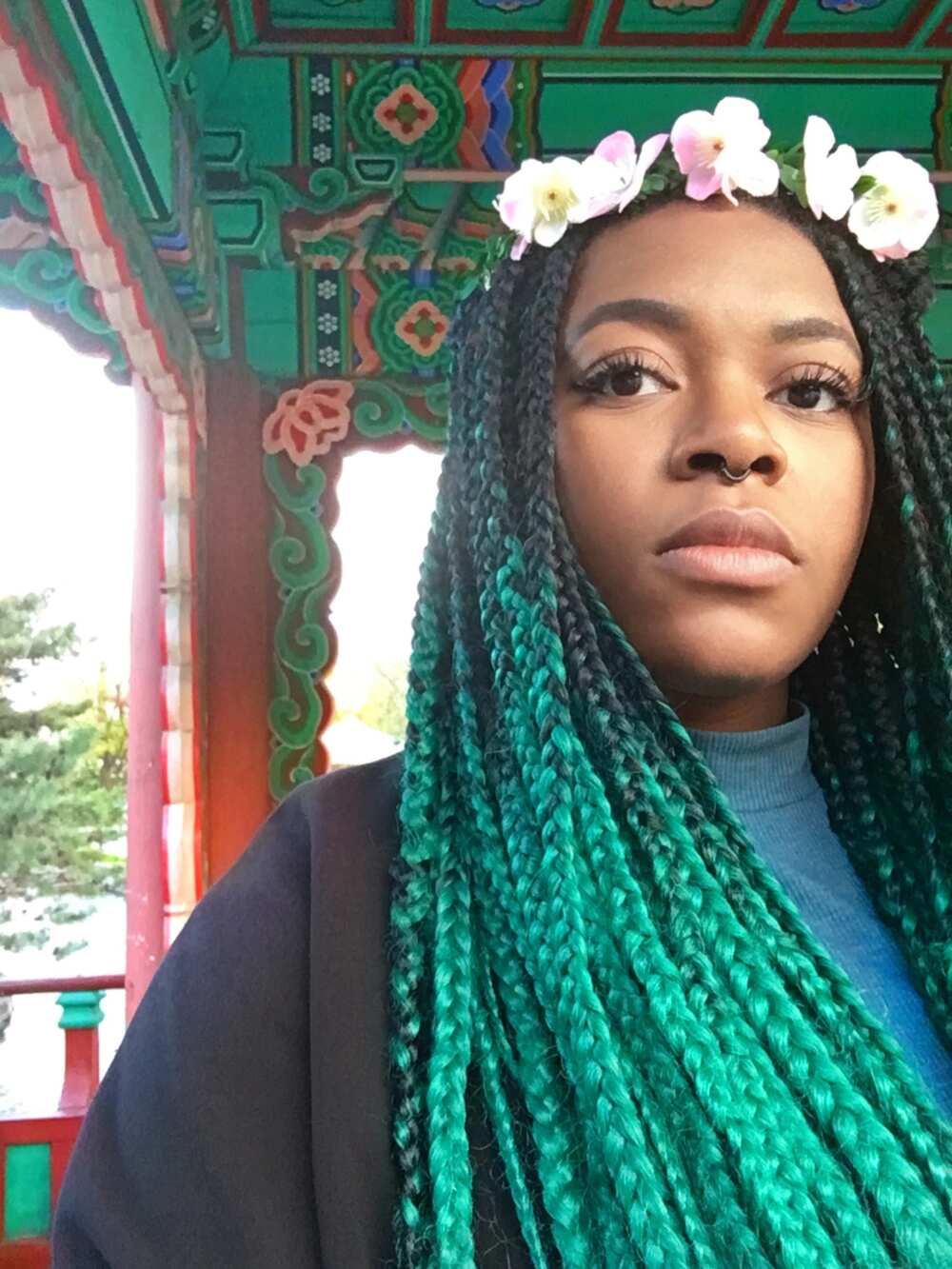 Temple braids Temple braids