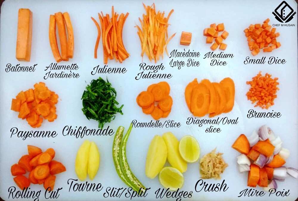 Types of vegetables cutting every cook should know Legit.ng