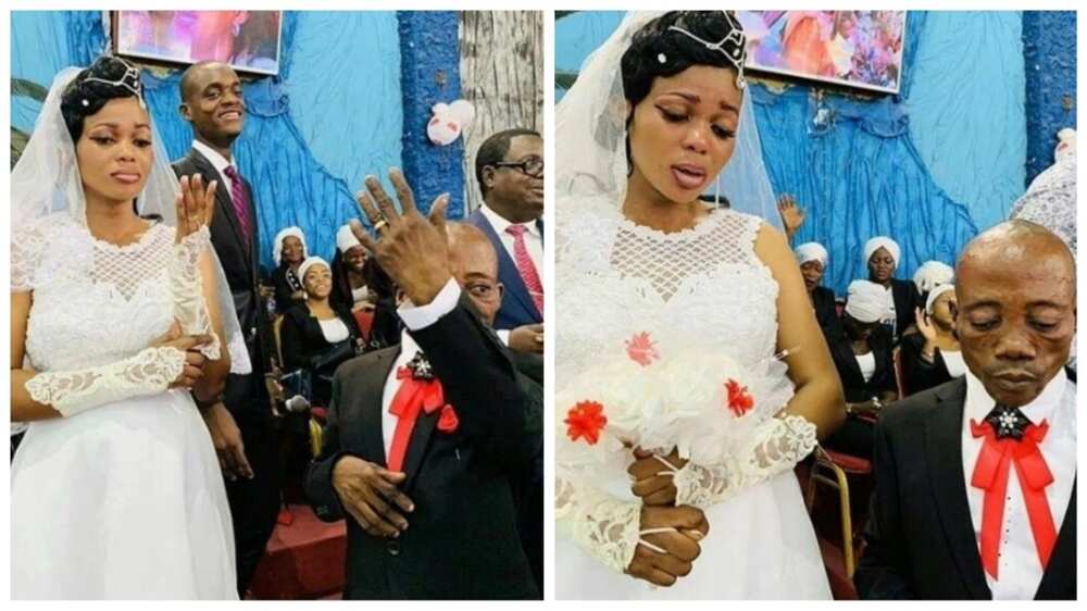 Bride looks so sad at her wedding. Some people think her husband is the reason (Photos)