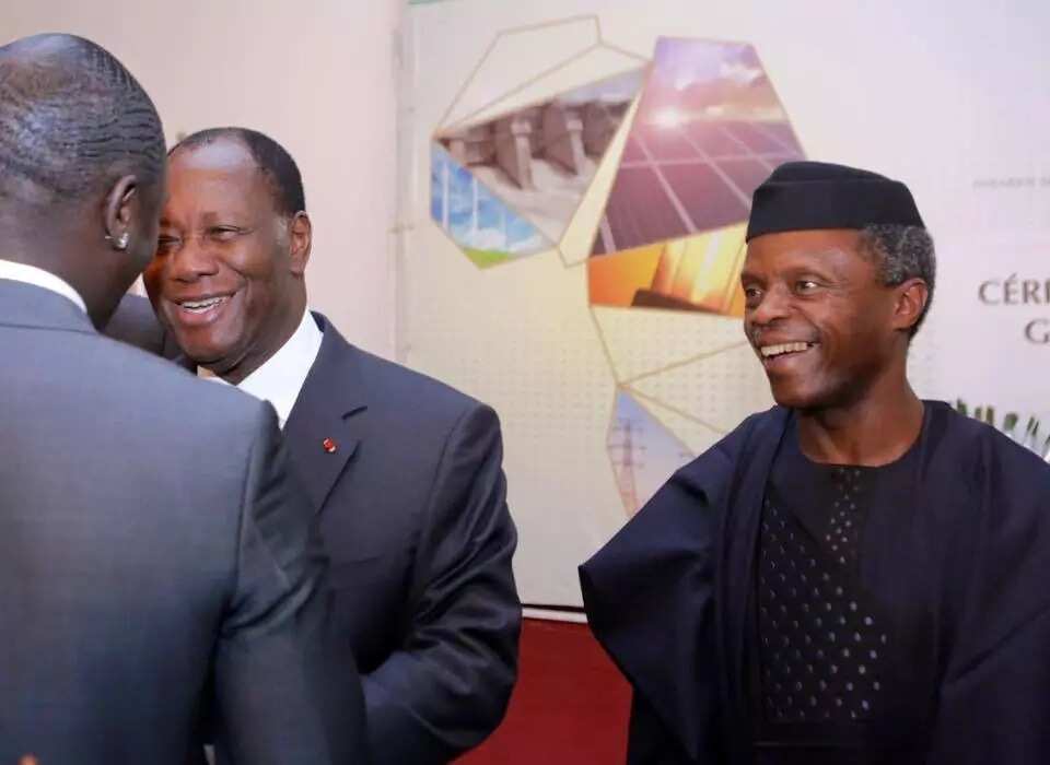 Obasanjo, Osinbajo At West African Energy LG Launch