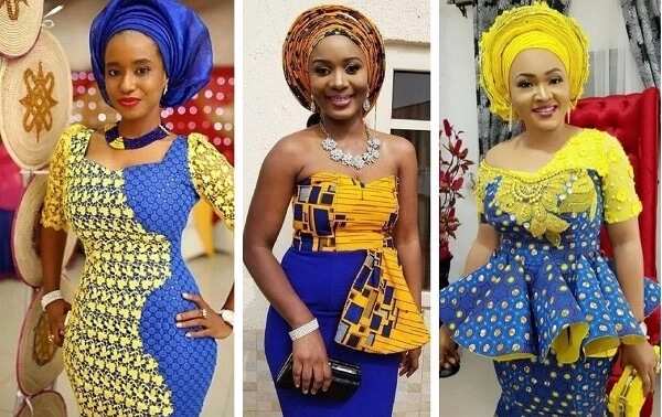 traditional dresses royal blue and yellow