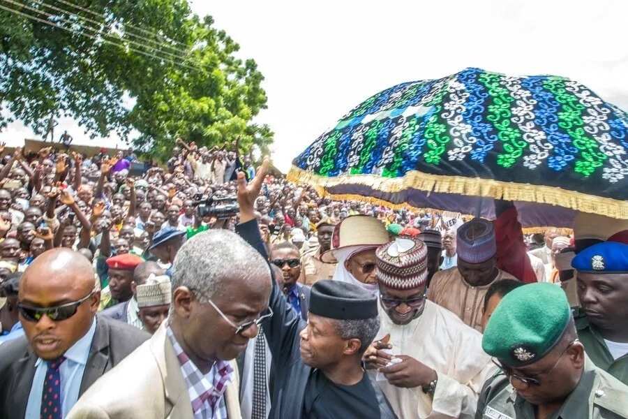 Osinbajo visits Niger State to assess collapsed bridge