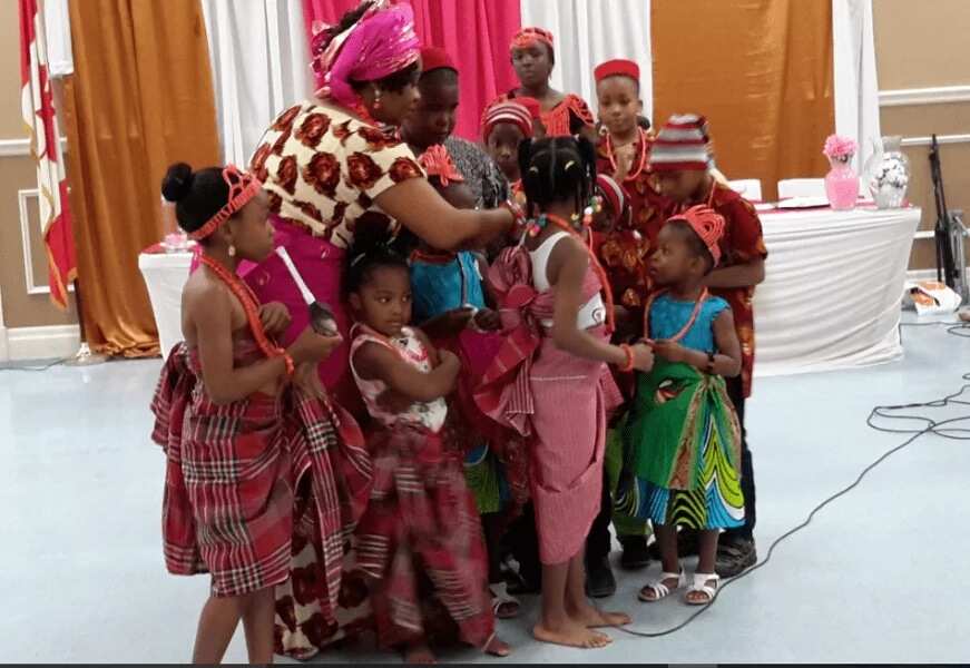 Igbo traditional attires for kids