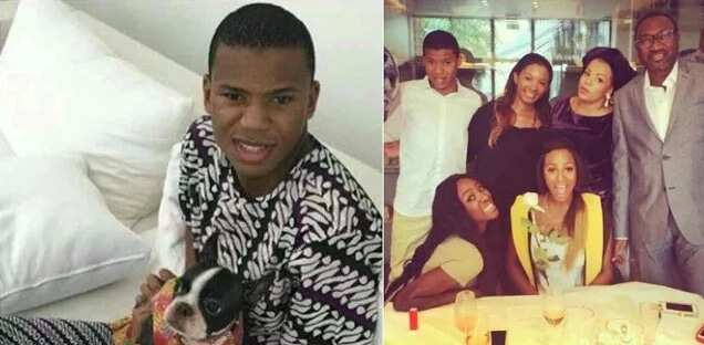 Femi Otedola's daughter reveals what the family goes through taking care of his autistic son (photos)