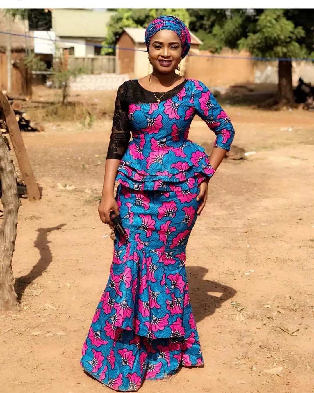 different ankara skirt and blouse styles