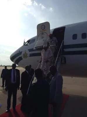 PHOTOS: President Buhari Arrives Kaduna State