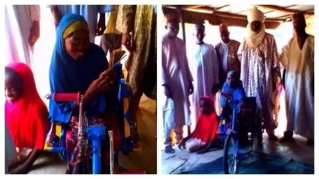 Emir of Dutse gifts wheelchair to physically challenged girl who wept after failing to get one at an event (photos)
